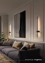 Load image into Gallery viewer, INSPIRA LIFESTYLES - Minimalist Wall Light, indirect wall lighting, adjustable LED wall light, staircase wall lighting, entry foyer lighting, bedroom wall light, living room wall lighting, architectural wall light, minimalist interior lighting