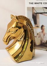 Load image into Gallery viewer, Golden Horse Sculptures