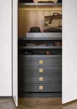 Load image into Gallery viewer, INSPIRA LIFESTYLES | Aero Flush Pull Handles, flush-mounted pull handles, minimalist cabinet hardware, zinc alloy drawer pulls, push-flap mechanism, contemporary kitchen handles, hidden installation hardware, modern wardrobe pulls, space-saving cabinet handles, sleek bathroom hardware, matte black, brushed gold, grey finishes, seamless design, durable drawer pulls, modern interior design, streamlined aesthetics, embedded cabinet pulls, touch-to-open handles