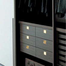 Load image into Gallery viewer, INSPIRA LIFESTYLES | Aero Flush Pull Handles, flush-mounted pull handles, minimalist cabinet hardware, zinc alloy drawer pulls, push-flap mechanism, contemporary kitchen handles, hidden installation hardware, modern wardrobe pulls, space-saving cabinet handles, sleek bathroom hardware, matte black, brushed gold, grey finishes, seamless design, durable drawer pulls, modern interior design, streamlined aesthetics, embedded cabinet pulls, touch-to-open handles