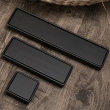 Load image into Gallery viewer, INSPIRA LIFESTYLES | Aero Flush Pull Handles, flush-mounted pull handles, minimalist cabinet hardware, zinc alloy drawer pulls, push-flap mechanism, contemporary kitchen handles, hidden installation hardware, modern wardrobe pulls, space-saving cabinet handles, sleek bathroom hardware, matte black, brushed gold, grey finishes, seamless design, durable drawer pulls, modern interior design, streamlined aesthetics, embedded cabinet pulls, touch-to-open handles