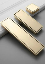 Load image into Gallery viewer, INSPIRA LIFESTYLES | Aero Flush Pull Handles, flush-mounted pull handles, minimalist cabinet hardware, zinc alloy drawer pulls, push-flap mechanism, contemporary kitchen handles, hidden installation hardware, modern wardrobe pulls, space-saving cabinet handles, sleek bathroom hardware, matte black, brushed gold, grey finishes, seamless design, durable drawer pulls, modern interior design, streamlined aesthetics, embedded cabinet pulls, touch-to-open handles