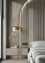 Load image into Gallery viewer, Altura Glass Pendant | INSPIRA LIFESTYLES - amber glass pendant light, smoked glass lighting, modern pendant light, farmhouse pendant light, industrial lighting, kitchen island lighting, bedside pendant light, dining room pendant, minimalist lighting, cluster pendant lights, glass hanging light, residential lighting, hospitality lighting, transitional lighting, contemporary glass pendant, modern light fixtures, modern lighting