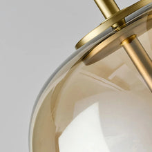 Load image into Gallery viewer, Altura Glass Pendant | INSPIRA LIFESTYLES - amber glass pendant light, smoked glass lighting, modern pendant light, farmhouse pendant light, industrial lighting, kitchen island lighting, bedside pendant light, dining room pendant, minimalist lighting, cluster pendant lights, glass hanging light, residential lighting, hospitality lighting, transitional lighting, contemporary glass pendant, modern light fixtures, modern lighting