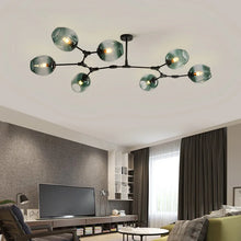 Load image into Gallery viewer, INSPIRA LIFESTYLES - Arbre Glass Chandelier, Sculptural Light, Kitchen Light, Dining Room Light, Bedroom Light, Living Room Light, Hotel Light, Restaurant Light, Hotel Light, Casino Light, Sputnik Chandelier, Modern Chandelier, Metal Chandelier, Minimalist Pendant, Glass Globe Chandelier, Designer Chandelier, Designer Light, LED Chandelier, Sculptural Chandelier, Abstract Art Light, Abstract Branch Chandelier, Modern Branch Chandelier, Bubble Chandelier, Glass Ball Chandelier, Accent Lighting