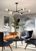Load image into Gallery viewer, INSPIRA LIFESTYLES - Arbre Glass Chandelier, Sculptural Light, Kitchen Light, Dining Room Light, Bedroom Light, Living Room Light, Hotel Light, Restaurant Light, Hotel Light, Casino Light, Sputnik Chandelier, Modern Chandelier, Metal Chandelier, Minimalist Pendant, Glass Globe Chandelier, Designer Chandelier, Designer Light, LED Chandelier, Sculptural Chandelier, Abstract Art Light, Abstract Branch Chandelier, Modern Branch Chandelier, Bubble Chandelier, Glass Ball Chandelier, Accent Lighting