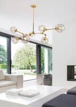 Load image into Gallery viewer, INSPIRA LIFESTYLES - Arbre Glass Chandelier, Sculptural Light, Kitchen Light, Dining Room Light, Bedroom Light, Living Room Light, Hotel Light, Restaurant Light, Hotel Light, Casino Light, Sputnik Chandelier, Modern Chandelier, Metal Chandelier, Minimalist Pendant, Glass Globe Chandelier, Designer Chandelier, Designer Light, LED Chandelier, Sculptural Chandelier, Abstract Art Light, Abstract Branch Chandelier, Modern Branch Chandelier, Bubble Chandelier, Glass Ball Chandelier, Accent Lighting