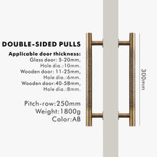 Load image into Gallery viewer, INSPIRA LIFESTYLES | Atlas Door Pull Handles, DOOR HARDWARE, CABINET HARDWARE, KITCHEN HARDWARE, DRAWER PULLS, CABINET PULLS, MODERN DOOR HANDLES, MODERN HARDWARE, SLIDING DOOR HANDLE, BARN DOOR HANDLE, GLASS DOOR HANDLES, WARDROBE PULLS, WARDROBE HARDWARE, SLIDING DOOR PULLS, SLIDING DOOR HARDWARE, SIMPLE DRAWER PULL, RESTAURANT DOOR PULL, POST MODERN DOOR HANDLES, MODERN DOOR HANDLE, METAL HARDWARE, LONG PULL HANDLES, LONG DRAWER PULLS, LONG DOOR PULLS, KITCHEN PULLS, KITCHEN CABINET HARDWARE, HOTEL DOOR