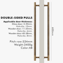 Load image into Gallery viewer, INSPIRA LIFESTYLES | Atlas Door Pull Handles, DOOR HARDWARE, CABINET HARDWARE, KITCHEN HARDWARE, DRAWER PULLS, CABINET PULLS, MODERN DOOR HANDLES, MODERN HARDWARE, SLIDING DOOR HANDLE, BARN DOOR HANDLE, GLASS DOOR HANDLES, WARDROBE PULLS, WARDROBE HARDWARE, SLIDING DOOR PULLS, SLIDING DOOR HARDWARE, SIMPLE DRAWER PULL, RESTAURANT DOOR PULL, POST MODERN DOOR HANDLES, MODERN DOOR HANDLE, METAL HARDWARE, LONG PULL HANDLES, LONG DRAWER PULLS, LONG DOOR PULLS, KITCHEN PULLS, KITCHEN CABINET HARDWARE, HOTEL DOOR