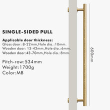 Load image into Gallery viewer, INSPIRA LIFESTYLES | Atlas Door Pull Handles, DOOR HARDWARE, CABINET HARDWARE, KITCHEN HARDWARE, DRAWER PULLS, CABINET PULLS, MODERN DOOR HANDLES, MODERN HARDWARE, SLIDING DOOR HANDLE, BARN DOOR HANDLE, GLASS DOOR HANDLES, WARDROBE PULLS, WARDROBE HARDWARE, SLIDING DOOR PULLS, SLIDING DOOR HARDWARE, SIMPLE DRAWER PULL, RESTAURANT DOOR PULL, POST MODERN DOOR HANDLES, MODERN DOOR HANDLE, METAL HARDWARE, LONG PULL HANDLES, LONG DRAWER PULLS, LONG DOOR PULLS, KITCHEN PULLS, KITCHEN CABINET HARDWARE, HOTEL DOOR