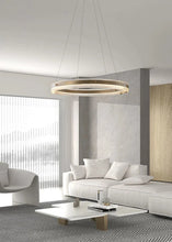 Load image into Gallery viewer, INSPIRA LIFESTYLES - Bella Glass Ring Pendant, RESTAURANT LIGHT, PENDANT LIGHT, MODERN PENDANT LIGHT, MODERN LIGHT, MINIMALIST LIGHT, MINIMAL LIGHT FIXTURE, MEETING ROOM LIGHT, LED LIGHTING, LIGHT FIXTURE, KITCHEN ISLAND LIGHT, HOTEL LIGHT, GLASS RING CHANDELIER, GLASS LIGHT FIXTURE, GLASS CHANDELIER, FEATURE LIGHT, DINING TABLE LIGHT, BOARDROOM LIGHT, MODERN LIGHTING FIXTURE, MODERN LIGHT FIXTURE, MODERN CHANDELIERS, MODERN LIGHTING FIXTURES, LUXURY GLASS CHANDELIER