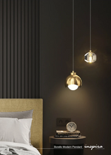 Load image into Gallery viewer, INSPIRA LIFESTYLES - Borello Modern Pendant, Luxury Crystal LED Chandelier, Double Head Chandelier, Long Line Hanging Lamp, Home Decor Lighting, Restaurant Chandelier, Bar Pendant Lights, Bedroom Pendant Lamp, Crystal Pendant Light, LED Hanging Lamp, Modern Chandelier, Elegant Crystal Lighting, Decorative Chandelier, Energy-Efficient LED Chandelier, Luxury Pendant Lamp, High-Quality Chandelier, Sophisticated Lighting Fixture