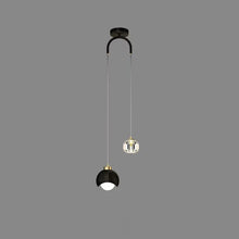 Load image into Gallery viewer, INSPIRA LIFESTYLES - Borello Modern Pendant, Luxury Crystal LED Chandelier, Double Head Chandelier, Long Line Hanging Lamp, Home Decor Lighting, Restaurant Chandelier, Bar Pendant Lights, Bedroom Pendant Lamp, Crystal Pendant Light, LED Hanging Lamp, Modern Chandelier, Elegant Crystal Lighting, Decorative Chandelier, Energy-Efficient LED Chandelier, Luxury Pendant Lamp, High-Quality Chandelier, Sophisticated Lighting Fixture