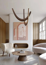 Load image into Gallery viewer, INSPIRA LIFESTYLES | BOSQUE WOOD CHANDELIER - WOODEN LIGHT FIXTURE, WOODEN CHANDELIER, WOOD PENDANT LIGHT, UNIQUE LIGHT, STAIR LIGHT, SCULPTURAL LIGHT, RESTAURANT LIGHT, MODERN WOOD CHANDELIER, MODERN PENDANT LIGHT, Luxury Pendant Light, LUXURY CHANDELIER, LIVING ROOM LIGHT, Living Room Chandelier, Kitchen Light, HOTEL LIGHT, HANGING WOOD LIGHT, FEATURE LIGHT, Dining Room LED Light, Dining Room Chandelier, DINING LIGHT, Contemporary LED Light, Contemporary Chandelier, ART CHANDELIER, ACCENT LIGHT