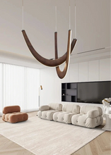 Load image into Gallery viewer, INSPIRA LIFESTYLES | BOSQUE WOOD CHANDELIER - WOODEN LIGHT FIXTURE, WOODEN CHANDELIER, WOOD PENDANT LIGHT, UNIQUE LIGHT, STAIR LIGHT, SCULPTURAL LIGHT, RESTAURANT LIGHT, MODERN WOOD CHANDELIER, MODERN PENDANT LIGHT, Luxury Pendant Light, LUXURY CHANDELIER, LIVING ROOM LIGHT, Living Room Chandelier, Kitchen Light, HOTEL LIGHT, HANGING WOOD LIGHT, FEATURE LIGHT, Dining Room LED Light, Dining Room Chandelier, DINING LIGHT, Contemporary LED Light, Contemporary Chandelier, ART CHANDELIER, ACCENT LIGHT