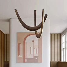 Load image into Gallery viewer, INSPIRA LIFESTYLES | BOSQUE WOOD CHANDELIER - WOODEN LIGHT FIXTURE, WOODEN CHANDELIER, WOOD PENDANT LIGHT, UNIQUE LIGHT, STAIR LIGHT, SCULPTURAL LIGHT, RESTAURANT LIGHT, MODERN WOOD CHANDELIER, MODERN PENDANT LIGHT, Luxury Pendant Light, LUXURY CHANDELIER, LIVING ROOM LIGHT, Living Room Chandelier, Kitchen Light, HOTEL LIGHT, HANGING WOOD LIGHT, FEATURE LIGHT, Dining Room LED Light, Dining Room Chandelier, DINING LIGHT, Contemporary LED Light, Contemporary Chandelier, ART CHANDELIER, ACCENT LIGHT