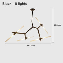 Load image into Gallery viewer, INSPIRA LIFESTYLES - Branch Modern Chandelier, Modern Chandelier, Sculptural Light, Modern Pendant Light, Metal Chandelier, Designer Pendant Light, Kitchen Light, Dining Table Light, Luxury Chandelier, Bedroom Light, Living Room Light, Chandelier, Pendant Light, Branch Light, Tree Light, Sputnik Light, Nordic Light, Minimalist Chandelier, Accent Light, Glass Chandelier, Contemporary LED Fixture, Abstract Light, Hotel Lighting, Restaurant Lighting, Spa Lighting, Salon Lighting, Casino Chandelier