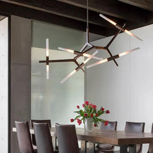 Load image into Gallery viewer, INSPIRA LIFESTYLES - Branch Modern Chandelier, Modern Chandelier, Sculptural Light, Modern Pendant Light, Metal Chandelier, Designer Pendant Light, Kitchen Light, Dining Table Light, Luxury Chandelier, Bedroom Light, Living Room Light, Chandelier, Pendant Light, Branch Light, Tree Light, Sputnik Light, Nordic Light, Minimalist Chandelier, Accent Light, Glass Chandelier, Contemporary LED Fixture, Abstract Light, Hotel Lighting, Restaurant Lighting, Spa Lighting, Salon Lighting, Casino Chandelier