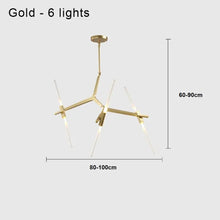 Load image into Gallery viewer, INSPIRA LIFESTYLES - Branch Modern Chandelier, Modern Chandelier, Sculptural Light, Modern Pendant Light, Metal Chandelier, Designer Pendant Light, Kitchen Light, Dining Table Light, Luxury Chandelier, Bedroom Light, Living Room Light, Chandelier, Pendant Light, Branch Light, Tree Light, Sputnik Light, Nordic Light, Minimalist Chandelier, Accent Light, Glass Chandelier, Contemporary LED Fixture, Abstract Light, Hotel Lighting, Restaurant Lighting, Spa Lighting, Salon Lighting, Casino Chandelier