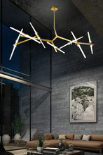 Load image into Gallery viewer, INSPIRA LIFESTYLES - Branch Modern Chandelier, Modern Chandelier, Sculptural Light, Modern Pendant Light, Metal Chandelier, Designer Pendant Light, Kitchen Light, Dining Table Light, Luxury Chandelier, Bedroom Light, Living Room Light, Chandelier, Pendant Light, Branch Light, Tree Light, Sputnik Light, Nordic Light, Minimalist Chandelier, Accent Light, Glass Chandelier, Contemporary LED Fixture, Abstract Light, Hotel Lighting, Restaurant Lighting, Spa Lighting, Salon Lighting, Casino Chandelier