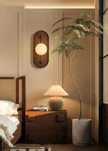 Load image into Gallery viewer, INSPIRA LIFESTYLES | Cachu Wall Sconce - WOOD WALL SCONCE, WOOD WALL LIGHT, WALL LAMPS & SCONCES, WALL LAMP, Vintage Wall Sconce, VINTAGE WALL LIGHT, Stylish Wall Sconce, RETRO WALL SCONCE, Natural Marble Wall Lamp, Modern LED Wall Lamp, Modern Bedside Sconce, MARBLE WALL SCONCE, Luxury Wall Sconce, Living Room Wall Sconce, LED Wall Light, Elegant Wall Sconce, Designer Wall Sconce, Decorative Wall Light, Decorative Wall Lamp, Contemporary LED Wall Light, Contemporary Bedside Lamp, Bedside Wall Lamp