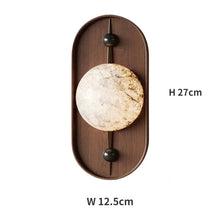 Load image into Gallery viewer, INSPIRA LIFESTYLES | Cachu Wall Sconce - WOOD WALL SCONCE, WOOD WALL LIGHT, WALL LAMPS & SCONCES, WALL LAMP, Vintage Wall Sconce, VINTAGE WALL LIGHT, Stylish Wall Sconce, RETRO WALL SCONCE, Natural Marble Wall Lamp, Modern LED Wall Lamp, Modern Bedside Sconce, MARBLE WALL SCONCE, Luxury Wall Sconce, Living Room Wall Sconce, LED Wall Light, Elegant Wall Sconce, Designer Wall Sconce, Decorative Wall Light, Decorative Wall Lamp, Contemporary LED Wall Light, Contemporary Bedside Lamp, Bedside Wall Lamp