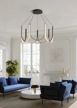 Load image into Gallery viewer, INSPIRA LIFESTYLES | Chymes Modern Chandelier - Trendy Chandelier, Sleek LED Chandelier, Nordic Home Chandelier, MODERN PENDANT LIGHT, Modern Pendant Chandelier, Modern LED Lighting, Modern LED Chandelier, Modern Home Chandelier, Modern Ceiling Pendant, Minimalist Pendant, Minimalist LED Pendant, MINIMALIST CHANDELIER, Living Room Chandelier,  Dining Room Chandelier, Designer Chandelier, Decorative Chandelier, Contemporary Pendant Light, Contemporary Chandelier, Bedroom Lighting, Dining Table Light