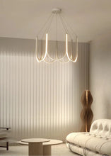 Load image into Gallery viewer, INSPIRA LIFESTYLES | Chymes Modern Chandelier - Trendy Chandelier, Sleek LED Chandelier, Nordic Home Chandelier, MODERN PENDANT LIGHT, Modern Pendant Chandelier, Modern LED Lighting, Modern LED Chandelier, Modern Home Chandelier, Modern Ceiling Pendant, Minimalist Pendant, Minimalist LED Pendant, MINIMALIST CHANDELIER, Living Room Chandelier,  Dining Room Chandelier, Designer Chandelier, Decorative Chandelier, Contemporary Pendant Light, Contemporary Chandelier, Bedroom Lighting, Dining Table Light