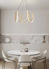 Load image into Gallery viewer, INSPIRA LIFESTYLES | Chymes Modern Chandelier - Trendy Chandelier, Sleek LED Chandelier, Nordic Home Chandelier, MODERN PENDANT LIGHT, Modern Pendant Chandelier, Modern LED Lighting, Modern LED Chandelier, Modern Home Chandelier, Modern Ceiling Pendant, Minimalist Pendant, Minimalist LED Pendant, MINIMALIST CHANDELIER, Living Room Chandelier,  Dining Room Chandelier, Designer Chandelier, Decorative Chandelier, Contemporary Pendant Light, Contemporary Chandelier, Bedroom Lighting, Dining Table Light