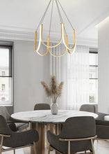 Load image into Gallery viewer, INSPIRA LIFESTYLES | Chymes Modern Chandelier - Trendy Chandelier, Sleek LED Chandelier, Nordic Home Chandelier, MODERN PENDANT LIGHT, Modern Pendant Chandelier, Modern LED Lighting, Modern LED Chandelier, Modern Home Chandelier, Modern Ceiling Pendant, Minimalist Pendant, Minimalist LED Pendant, MINIMALIST CHANDELIER, Living Room Chandelier,  Dining Room Chandelier, Designer Chandelier, Decorative Chandelier, Contemporary Pendant Light, Contemporary Chandelier, Bedroom Lighting, Dining Table Light