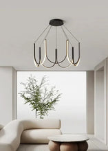 Load image into Gallery viewer, INSPIRA LIFESTYLES | Chymes Modern Chandelier - Trendy Chandelier, Sleek LED Chandelier, Nordic Home Chandelier, MODERN PENDANT LIGHT, Modern Pendant Chandelier, Modern LED Lighting, Modern LED Chandelier, Modern Home Chandelier, Modern Ceiling Pendant, Minimalist Pendant, Minimalist LED Pendant, MINIMALIST CHANDELIER, Living Room Chandelier,  Dining Room Chandelier, Designer Chandelier, Decorative Chandelier, Contemporary Pendant Light, Contemporary Chandelier, Bedroom Lighting, Dining Table Light
