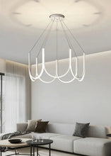 Load image into Gallery viewer, INSPIRA LIFESTYLES | Chymes Modern Chandelier - Trendy Chandelier, Sleek LED Chandelier, Nordic Home Chandelier, MODERN PENDANT LIGHT, Modern Pendant Chandelier, Modern LED Lighting, Modern LED Chandelier, Modern Home Chandelier, Modern Ceiling Pendant, Minimalist Pendant, Minimalist LED Pendant, MINIMALIST CHANDELIER, Living Room Chandelier,  Dining Room Chandelier, Designer Chandelier, Decorative Chandelier, Contemporary Pendant Light, Contemporary Chandelier, Bedroom Lighting, Dining Table Light