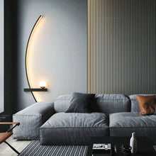 Load image into Gallery viewer, INSPIRA LIFESTYLES | Curva Wall Light, Unique Wall Light Fixture, Stylish Wall Sconce, Stylish Bedroom Wall Light, SCULPTURAL LIGHT, Restaurant Wall Light, Modern Wall Lighting Fixture, Modern Wall Lighting, Modern LED Wall Lamp, Minimalist Wall Sconce, Luxury Wall Lighting, Living Room Wall Sconce, Living Room Wall Light, LED Wall Light Fixtures, LED Wall Accent Light, Hotel Decor Wall Light, Decorative Wall Light, Contemporary Wall Light, Contemporary LED Wall Light, Art Wall Lighting, Bedside Light