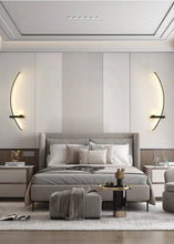Load image into Gallery viewer, INSPIRA LIFESTYLES | Curva Wall Light, Unique Wall Light Fixture, Stylish Wall Sconce, Stylish Bedroom Wall Light, SCULPTURAL LIGHT, Restaurant Wall Light, Modern Wall Lighting Fixture, Modern Wall Lighting, Modern LED Wall Lamp, Minimalist Wall Sconce, Luxury Wall Lighting, Living Room Wall Sconce, Living Room Wall Light, LED Wall Light Fixtures, LED Wall Accent Light, Hotel Decor Wall Light, Decorative Wall Light, Contemporary Wall Light, Contemporary LED Wall Light, Art Wall Lighting, Bedside Light