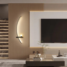 Load image into Gallery viewer, INSPIRA LIFESTYLES | Curva Wall Light, Unique Wall Light Fixture, Stylish Wall Sconce, Stylish Bedroom Wall Light, SCULPTURAL LIGHT, Restaurant Wall Light, Modern Wall Lighting Fixture, Modern Wall Lighting, Modern LED Wall Lamp, Minimalist Wall Sconce, Luxury Wall Lighting, Living Room Wall Sconce, Living Room Wall Light, LED Wall Light Fixtures, LED Wall Accent Light, Hotel Decor Wall Light, Decorative Wall Light, Contemporary Wall Light, Contemporary LED Wall Light, Art Wall Lighting, Bedside Light