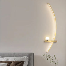 Load image into Gallery viewer, INSPIRA LIFESTYLES | Curva Wall Light, Unique Wall Light Fixture, Stylish Wall Sconce, Stylish Bedroom Wall Light, SCULPTURAL LIGHT, Restaurant Wall Light, Modern Wall Lighting Fixture, Modern Wall Lighting, Modern LED Wall Lamp, Minimalist Wall Sconce, Luxury Wall Lighting, Living Room Wall Sconce, Living Room Wall Light, LED Wall Light Fixtures, LED Wall Accent Light, Hotel Decor Wall Light, Decorative Wall Light, Contemporary Wall Light, Contemporary LED Wall Light, Art Wall Lighting, Bedside Light
