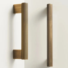 Load image into Gallery viewer, INSPIRA LIFESTYLES - Eos Antique Brass Knob & Pull Handles, WARDROBE HARDWARE, SIMPLE DRAWER PULL, MODERN HARDWARE, METAL HARDWARE, KITCHEN PULLS, KITCHEN HARDWARE, KITCHEN CABINET HARDWARE, FURNITURE PULL, DRAWER PULLS, DOOR PULLS, DOOR HARDWARE, DECORATIVE PULL, CLOSET PULL, CLOSET HARDWARE, CABINET PULLS, CABINET PULL, CABINET HARDWARE, BRASS HARDWARE, BATHROOM PULLS, BATHROOM HARDWARE, ANTIQUE BRASS HARDWARE