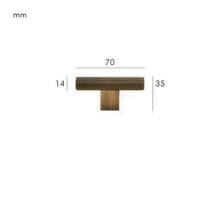 Load image into Gallery viewer, INSPIRA LIFESTYLES - Eos Antique Brass Knob & Pull Handles, WARDROBE HARDWARE, SIMPLE DRAWER PULL, MODERN HARDWARE, METAL HARDWARE, KITCHEN PULLS, KITCHEN HARDWARE, KITCHEN CABINET HARDWARE, FURNITURE PULL, DRAWER PULLS, DOOR PULLS, DOOR HARDWARE, DECORATIVE PULL, CLOSET PULL, CLOSET HARDWARE, CABINET PULLS, CABINET PULL, CABINET HARDWARE, BRASS HARDWARE, BATHROOM PULLS, BATHROOM HARDWARE, ANTIQUE BRASS HARDWARE