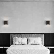 Load image into Gallery viewer, Inspira LIfestyles | Fold Wall Sconce – Modern Minimalist LED Light made of copper finished in Gold or Black