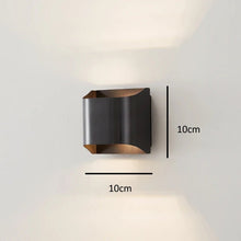 Load image into Gallery viewer, Inspira LIfestyles | Fold Wall Sconce – Modern Minimalist LED Light made of copper finished in Gold or Black