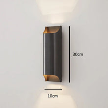 Load image into Gallery viewer, Inspira LIfestyles | Fold Wall Sconce – Modern Minimalist LED Light made of copper finished in Gold or Black