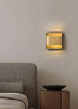Load image into Gallery viewer, Inspira LIfestyles | Fold Wall Sconce – Modern Minimalist LED Light made of copper finished in Gold or Black