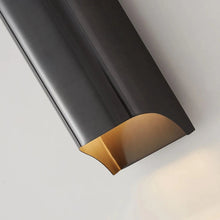 Load image into Gallery viewer, Inspira LIfestyles | Fold Wall Sconce – Modern Minimalist LED Light made of copper finished in Gold or Black