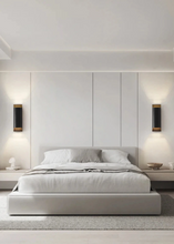 Load image into Gallery viewer, Inspira LIfestyles | Fold Wall Sconce – Modern Minimalist LED Light made of copper finished in Gold or Black