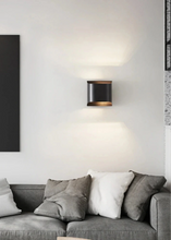 Load image into Gallery viewer, Inspira LIfestyles | Fold Wall Sconce – Modern Minimalist LED Light made of copper finished in Gold or Black