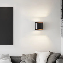 Load image into Gallery viewer, Inspira LIfestyles | Fold Wall Sconce – Modern Minimalist LED Light made of copper finished in Gold or Black