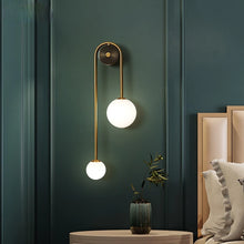Load image into Gallery viewer, INSPIRA LIFESTYLES - Gentry Wall Sconce, WALL SCONCE, WALL LIGHT, WALL LAMP, Elegant Modern Glass Ball Wall Lamp, Contemporary Glass Ball Sconce, Modern Wall Lighting Fixture, Stylish Glass Ball Wall Light, Gold Finish Wall Lamp, LED Glass Ball Light, Luxury Wall Sconce, Modern Home Wall Lamp, Elegant Glass Ball Lighting, Chic Wall Light Fixture, Designer Wall Lamp, Sophisticated Glass Ball Lamp