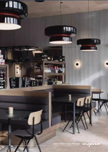 Load image into Gallery viewer, INSPIRA LIFESTYLES - Canto Tinted Glass Pendant, sculptural glass pendant light, layered tinted glass lighting, olive green glass pendant, plum glass pendant, rust glass pendant, modern interior lighting, designer glass pendant, hospitality lighting