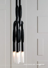 Load image into Gallery viewer, INSPIRA LIFESTYLES - Equus horsehair lights, horsehair wall sconce, horsehair pendant light, equestrian inspired lighting, sculptural wall lighting, modern pendant lighting, boutique hospitality lighting
