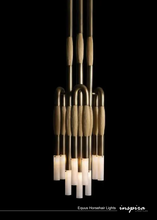 Load image into Gallery viewer, INSPIRA LIFESTYLES - Equus horsehair lights, horsehair wall sconce, horsehair pendant light, equestrian inspired lighting, sculptural wall lighting, modern pendant lighting, boutique hospitality lighting
